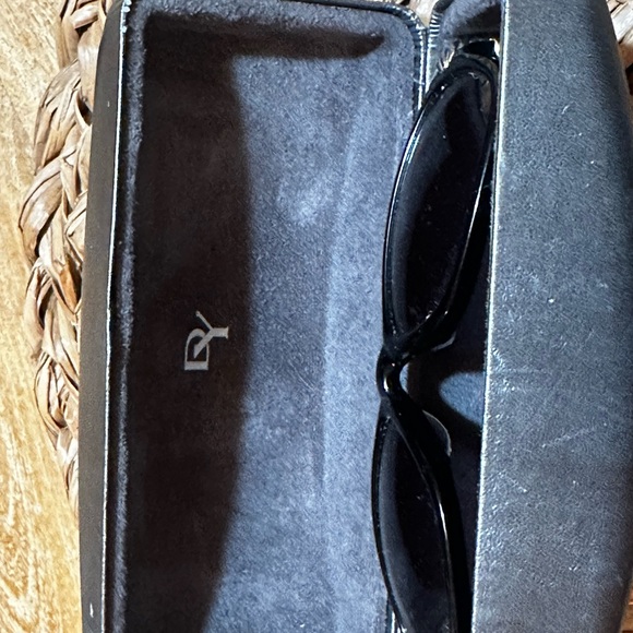 David Yurman Black and Silver Sunglasses